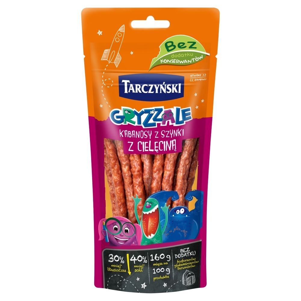Tarczyński Gryzzale Kabanoski z Szynki z Cielęciną 90 g