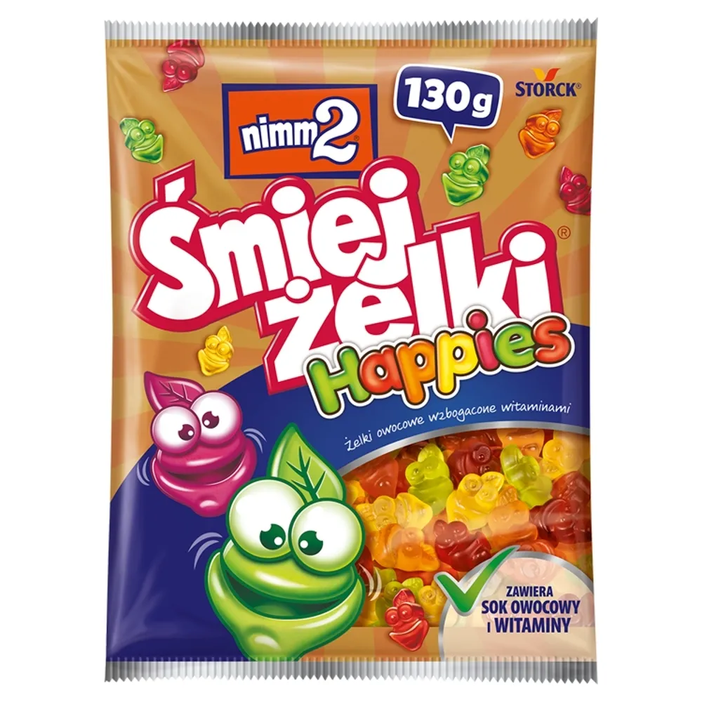 Nimm2 Śmiejżelki ŚMIEJŻELKI HAPPIES 130G Zakupy dla domu i biura! 64121163