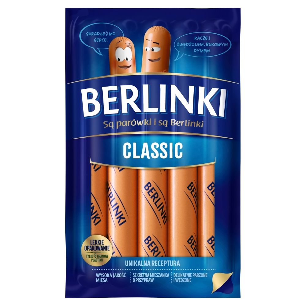 Morliny Parówki Berlinki Classic