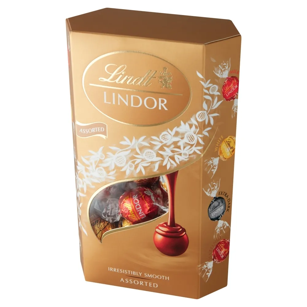 Lindt Czekoladki Lindor Assorted Cornet 337g CZEK1040