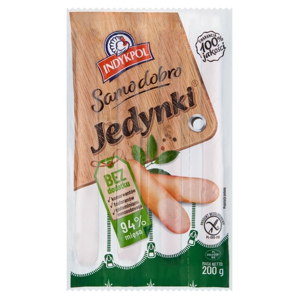 Indykpol - Parówki z indyka bez glutenu