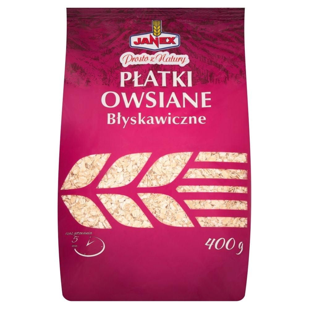 Janex Płatki owsiane błyskawiczne 400 g