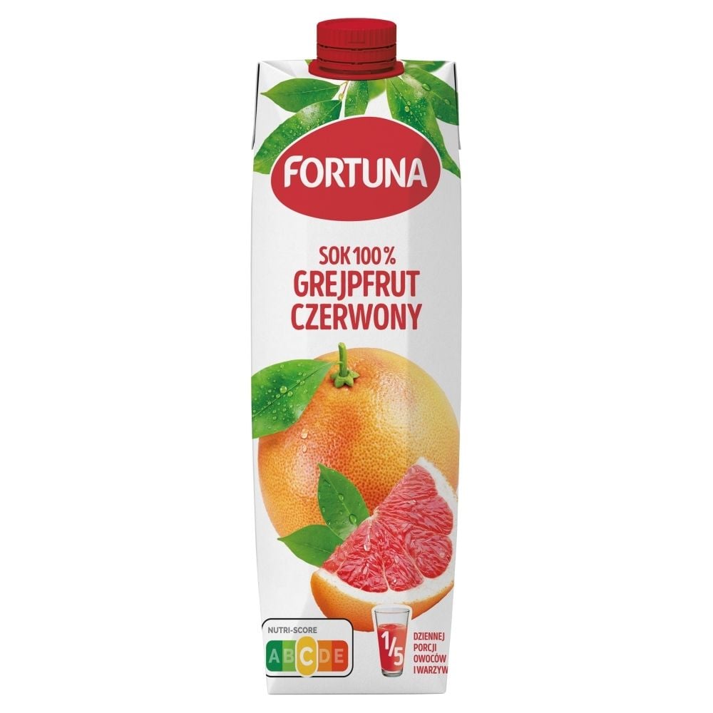 Fortuna Czerwony grejpfrut Sok 1 l
