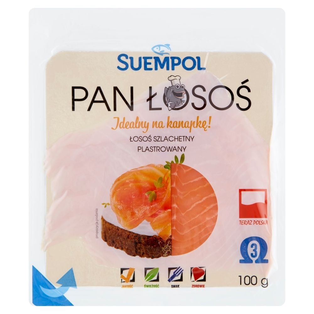 SUEMPOL Łosoś wędzony plastry