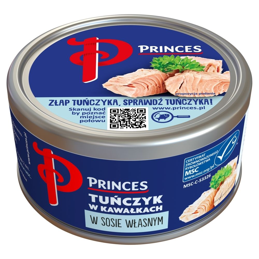 Princes - Tuńczyk w kawałkach w sosie własnym
