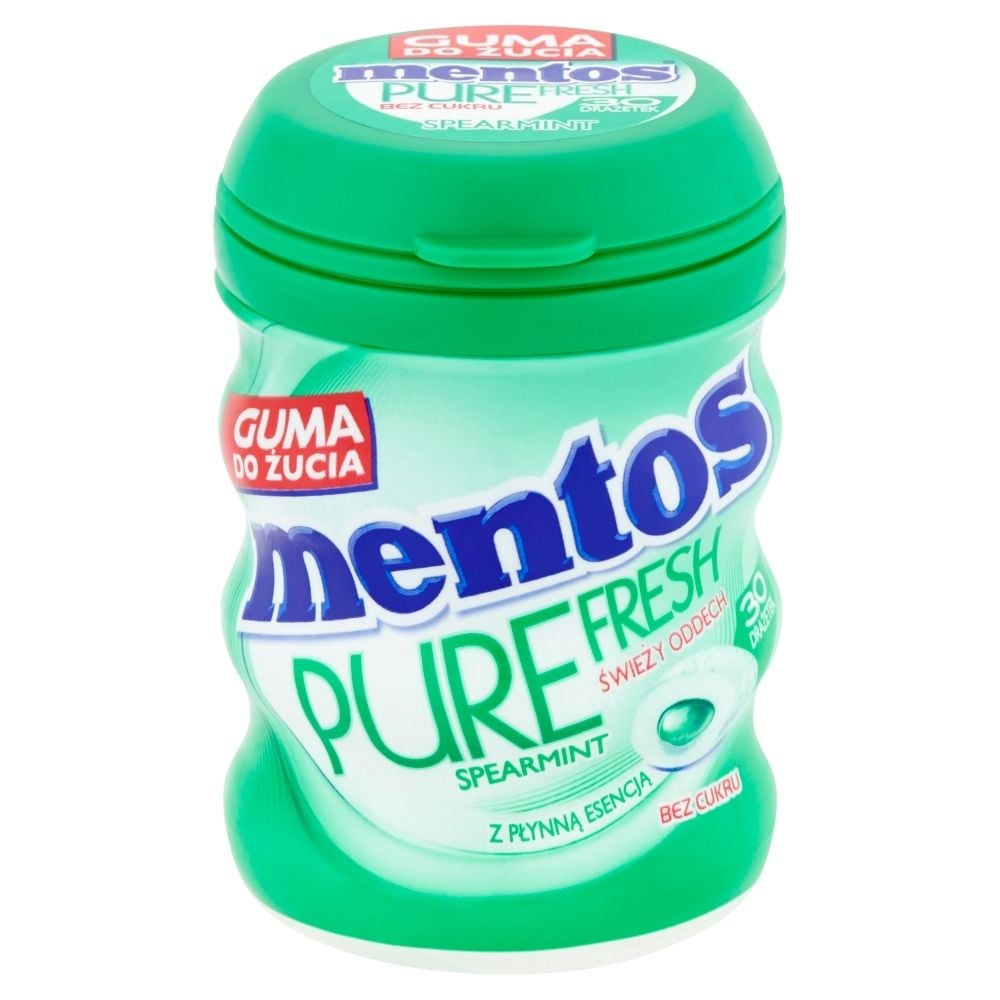Mentos - Guma do żucia o smaku mięty zielonej bez cukru