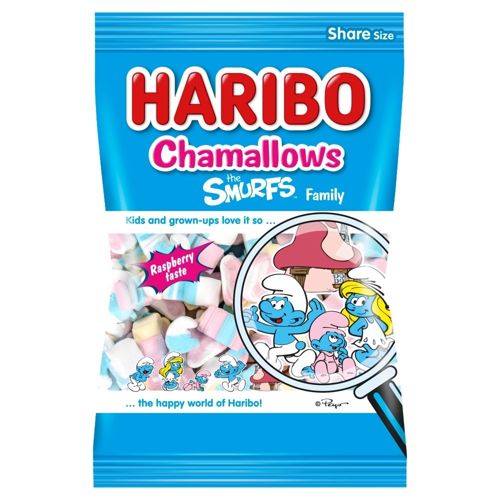Haribo PIANKI OWOCOWE CHAMALLOWS THE SMURFS FAMILY 175 G Zakupy dla domu i biura! 402734