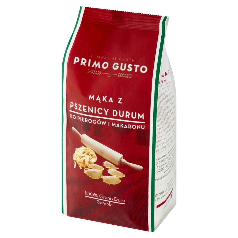WŁOSKA MĄKA DO MAKARONU Z PSZENICY DURUM 500G PRIMO GUSTO