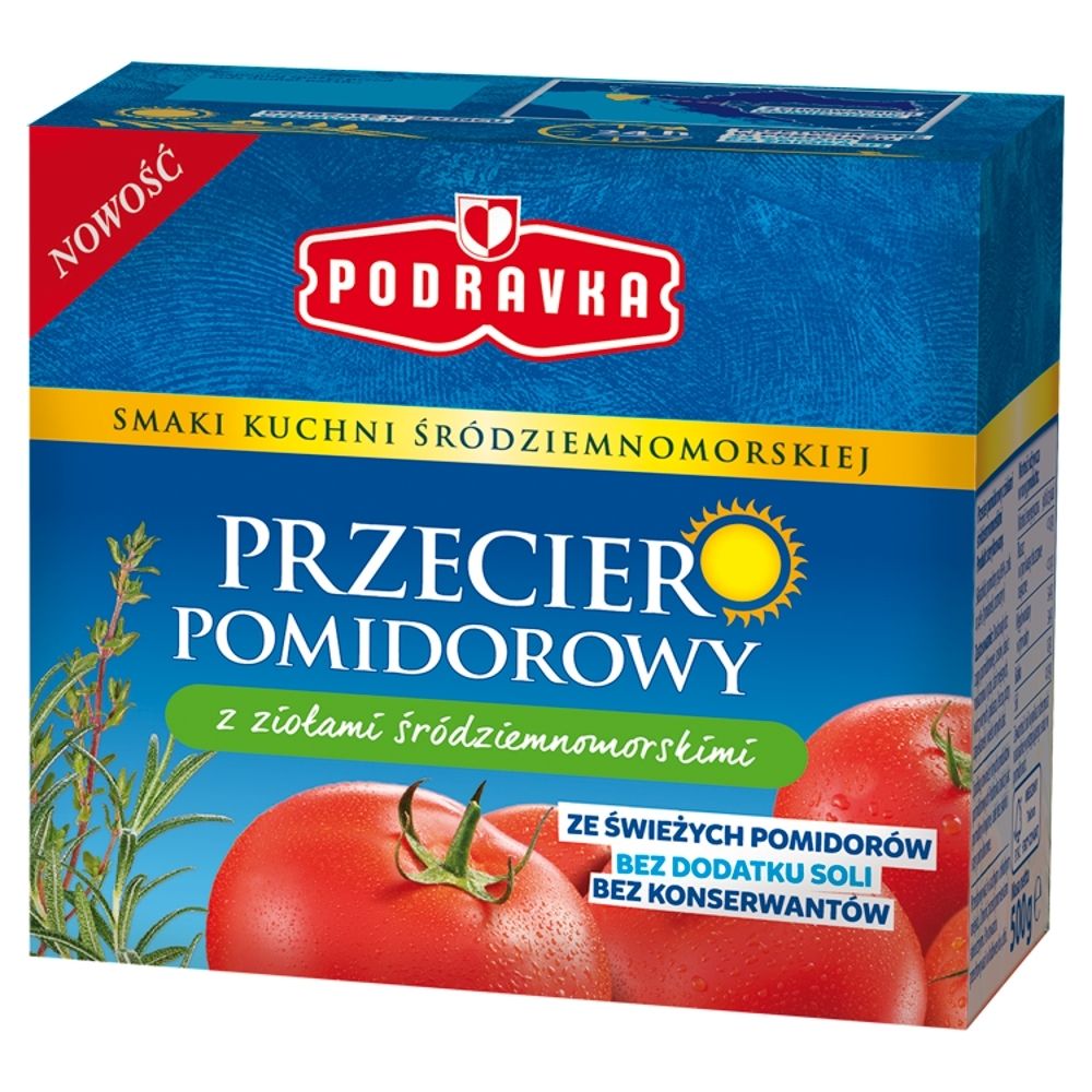 Podravka - Przecier pomidorowy z ziołami śródziemnomorskimi