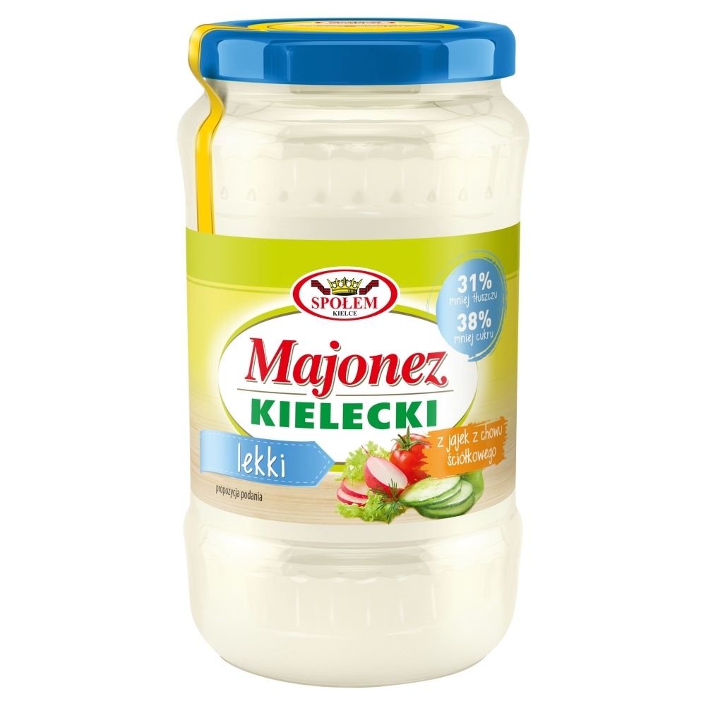 Majonez Kielecki lekki z jajek z chowu ściółkowego 310g