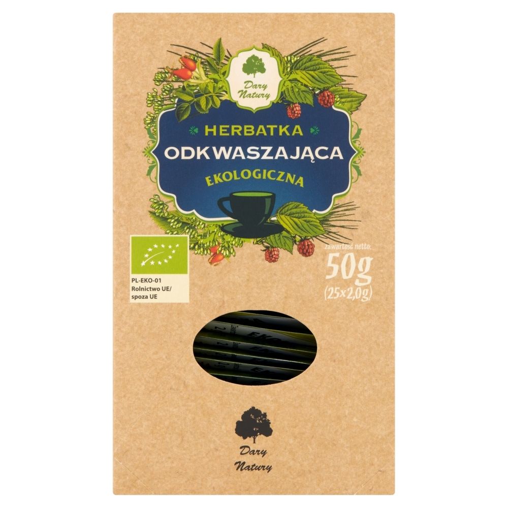 DARY NATURY Dary Natury herbatka odkwaszająca EKO x 25 sasz