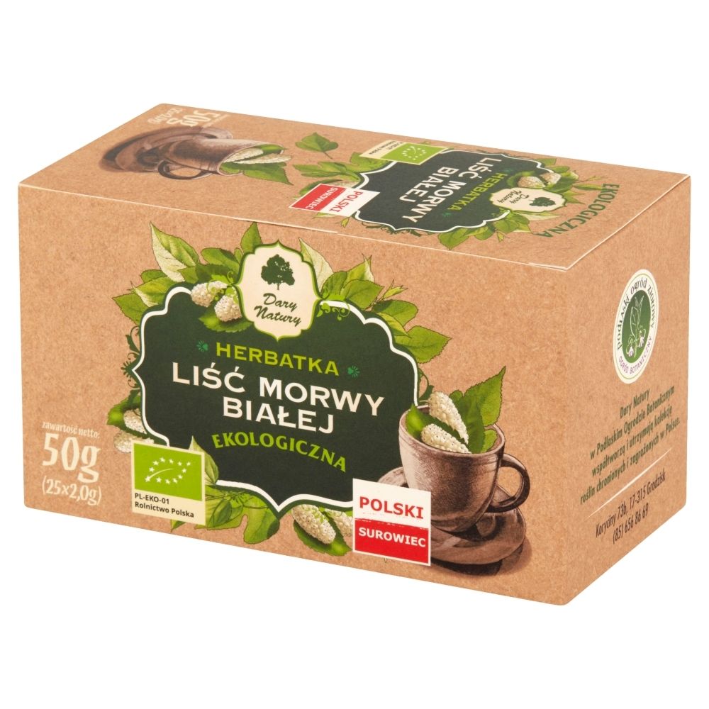 Dary Natury herbatka liśc morwy białej EKO x 25 sasz