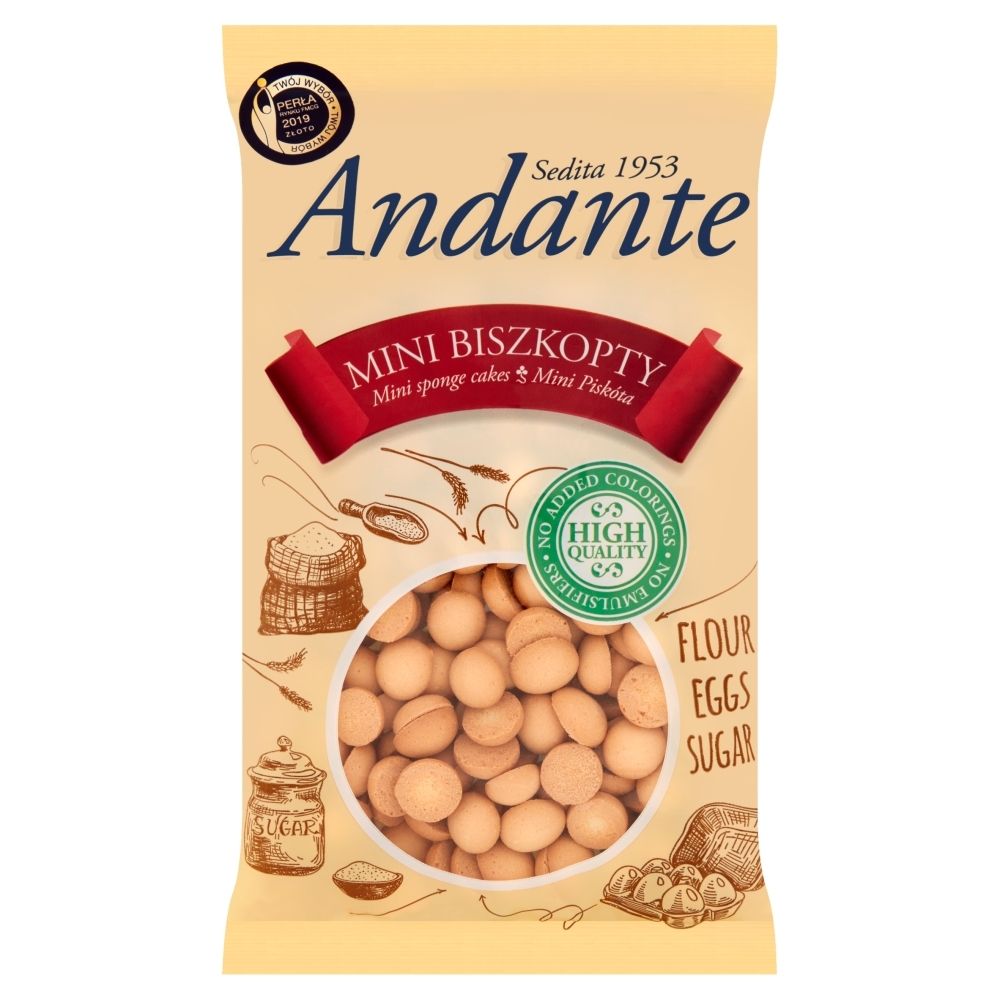 Biszkopty Mini Andante 120g CADA.9100