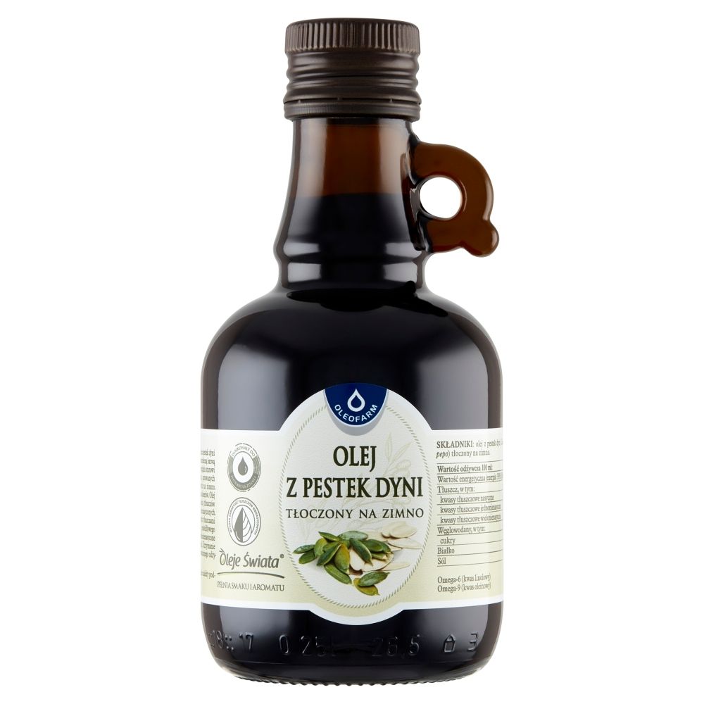 Oleofarm Olej z pestek dyni tłoczony na zimno - 250 ml 03088