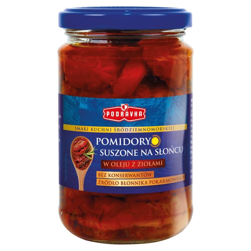 Podravka pomidory susz. w oleju z ziołami 270 g