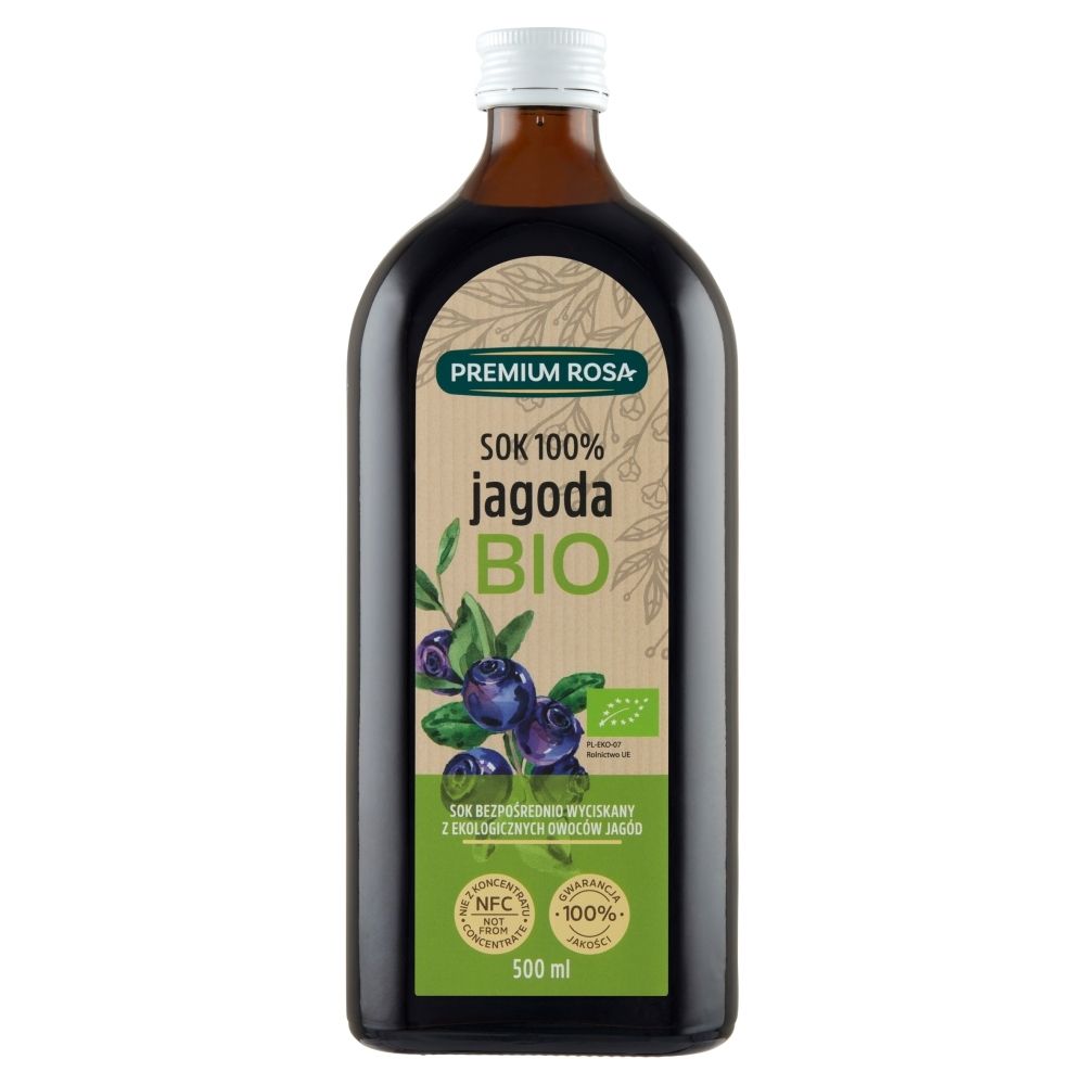 Premium Rosa Sok z jagód BIO 500ml - 5902036002650