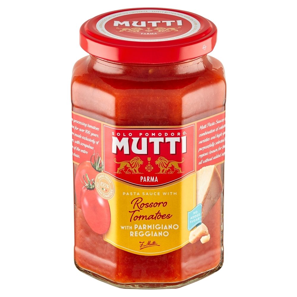 Mutti Sos pomidorowy z serem parmigiano reggiano 400 g