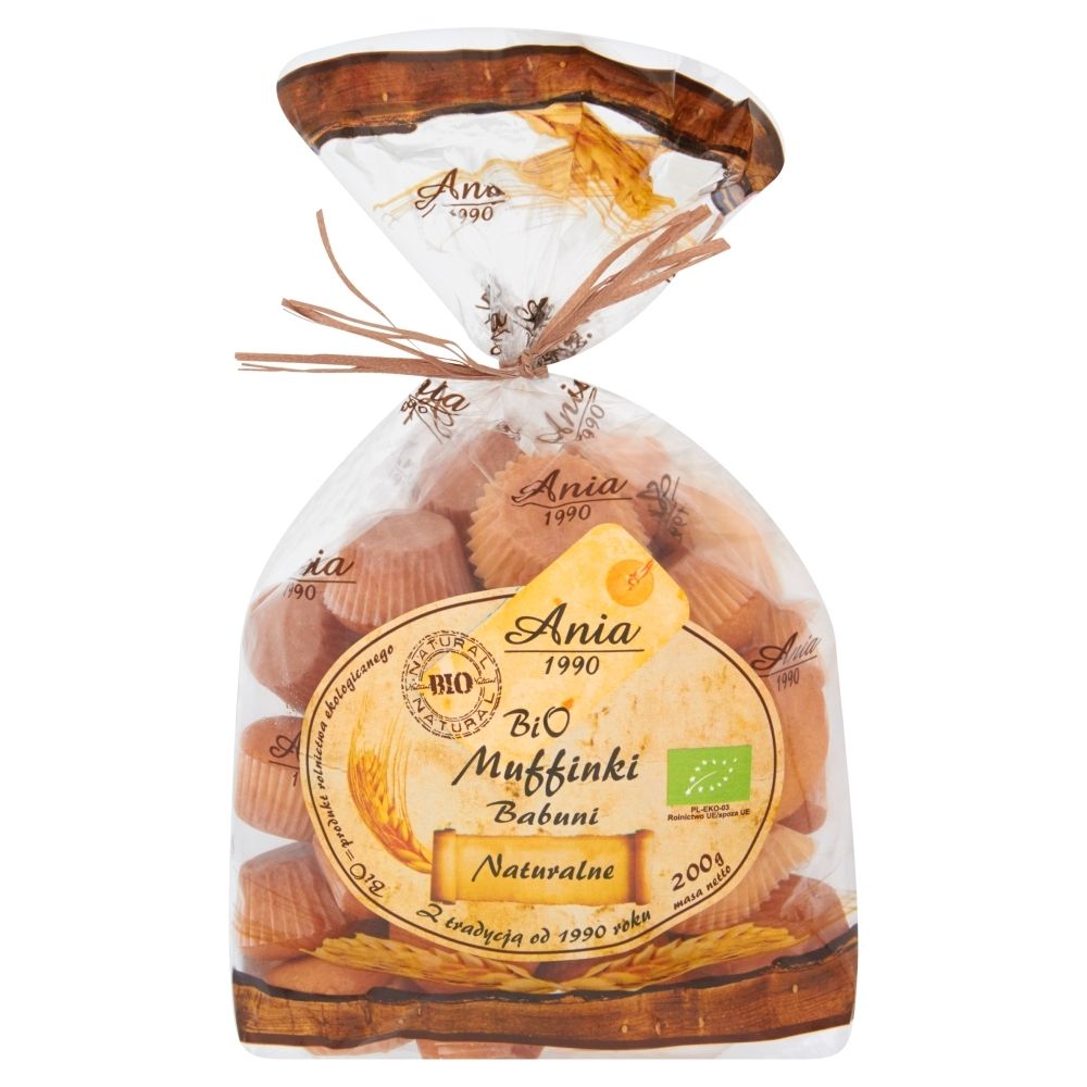 Bio Ania MUFFINKI BABUNI NATURALNE BIO 200 g