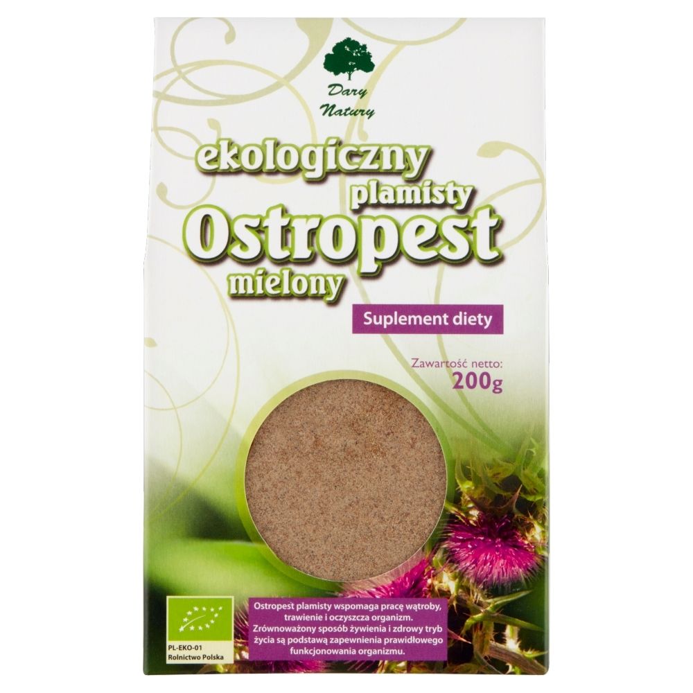 Dary Natury Ostropest Plamisty Mielony Eko 200G