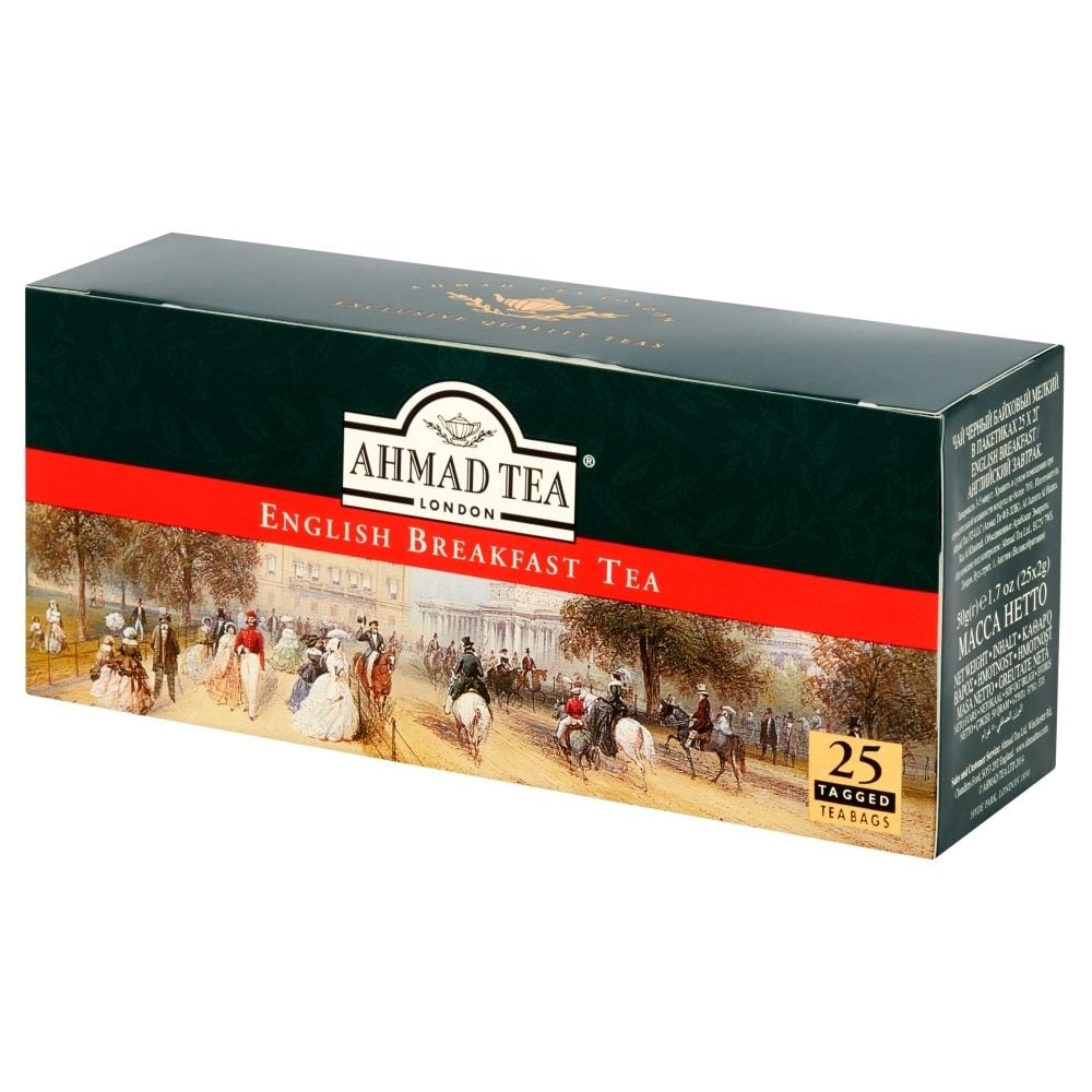Ahmad Tea English Breakfast Herbata Czarna 25 Torebek Z Zawieszką