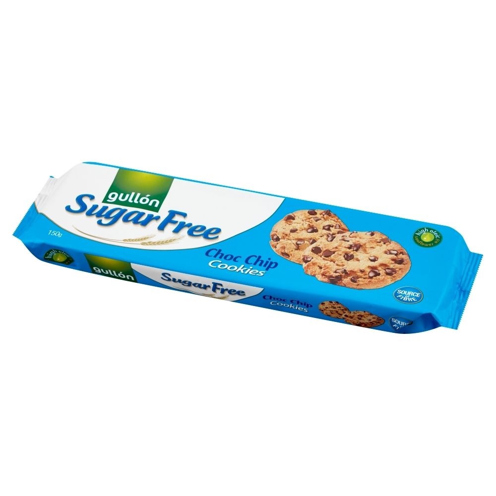 Ciastka z kawałkami czekolady bez cukrów Gullón, 150g