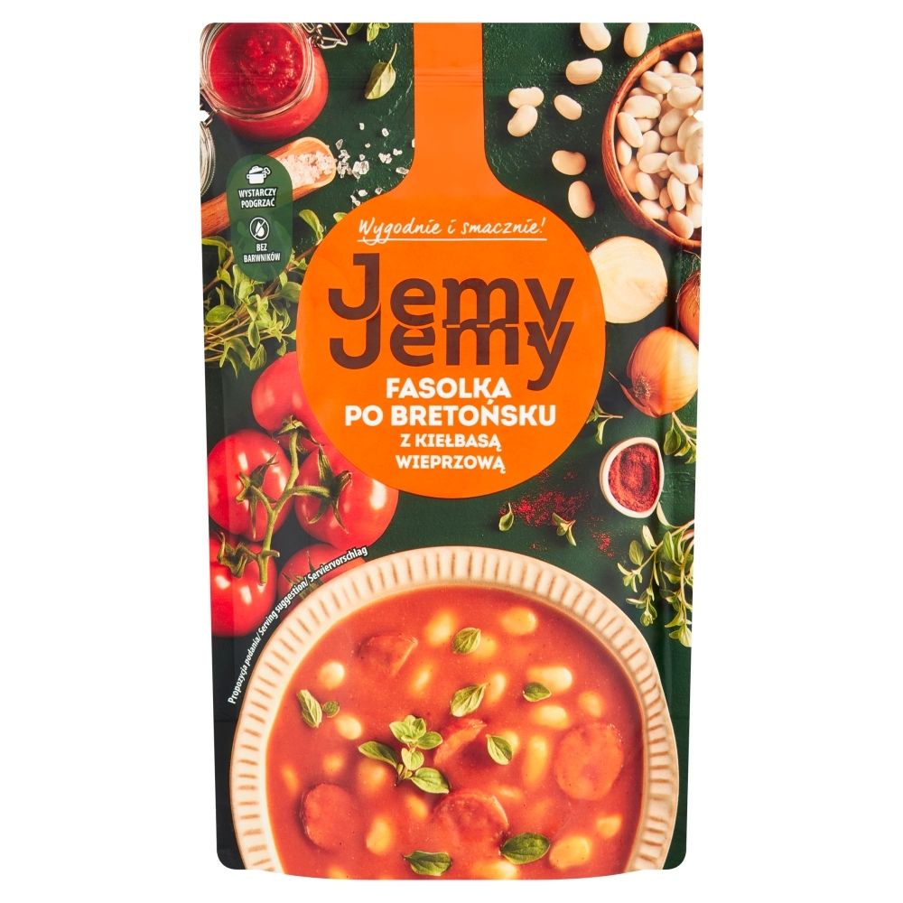 Jemy Jemy Fasolka Po Bretońsku Z Kiełbasą 450G