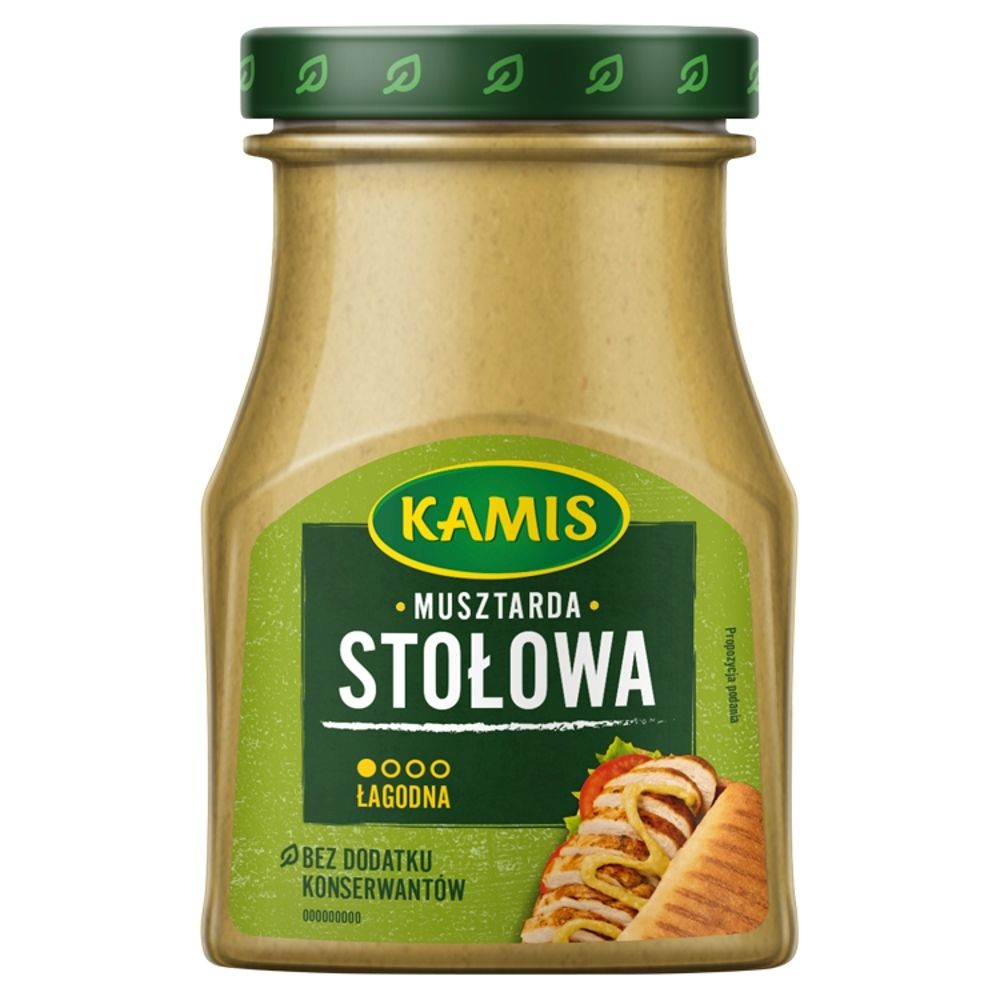 Kamis MUSZTARDA STOŁOWA 185G zakupy dla domu i biura! 66876822