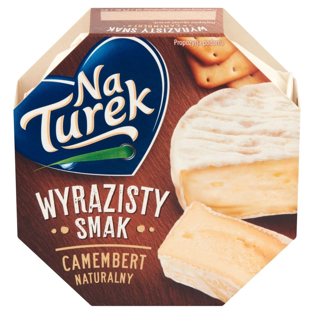 NaTurek Camembert naturalny wyrazisty smak 120 g