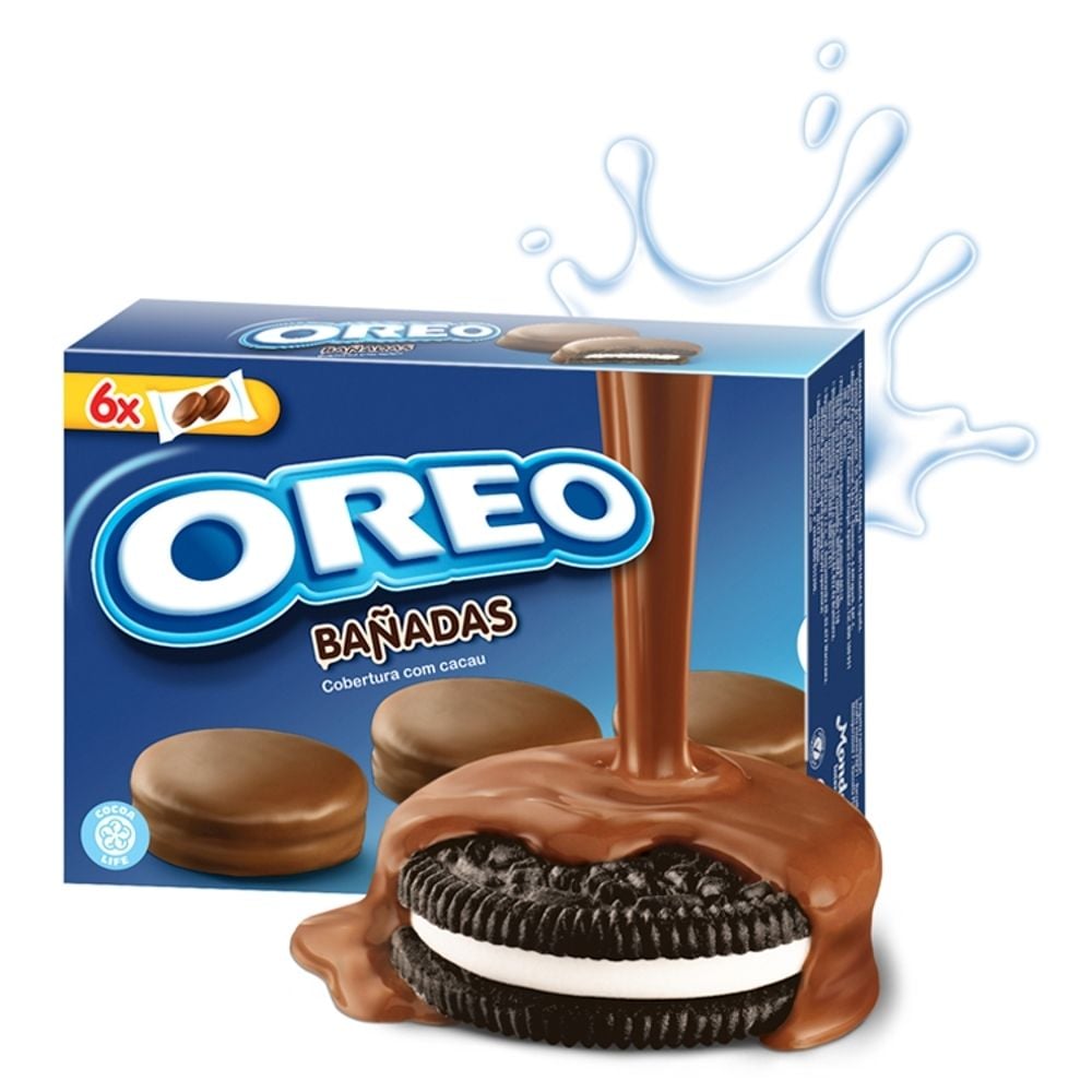 Oreo - Ciastka kakaowe z nadzieniem waniliowym oblane polewą kakaową