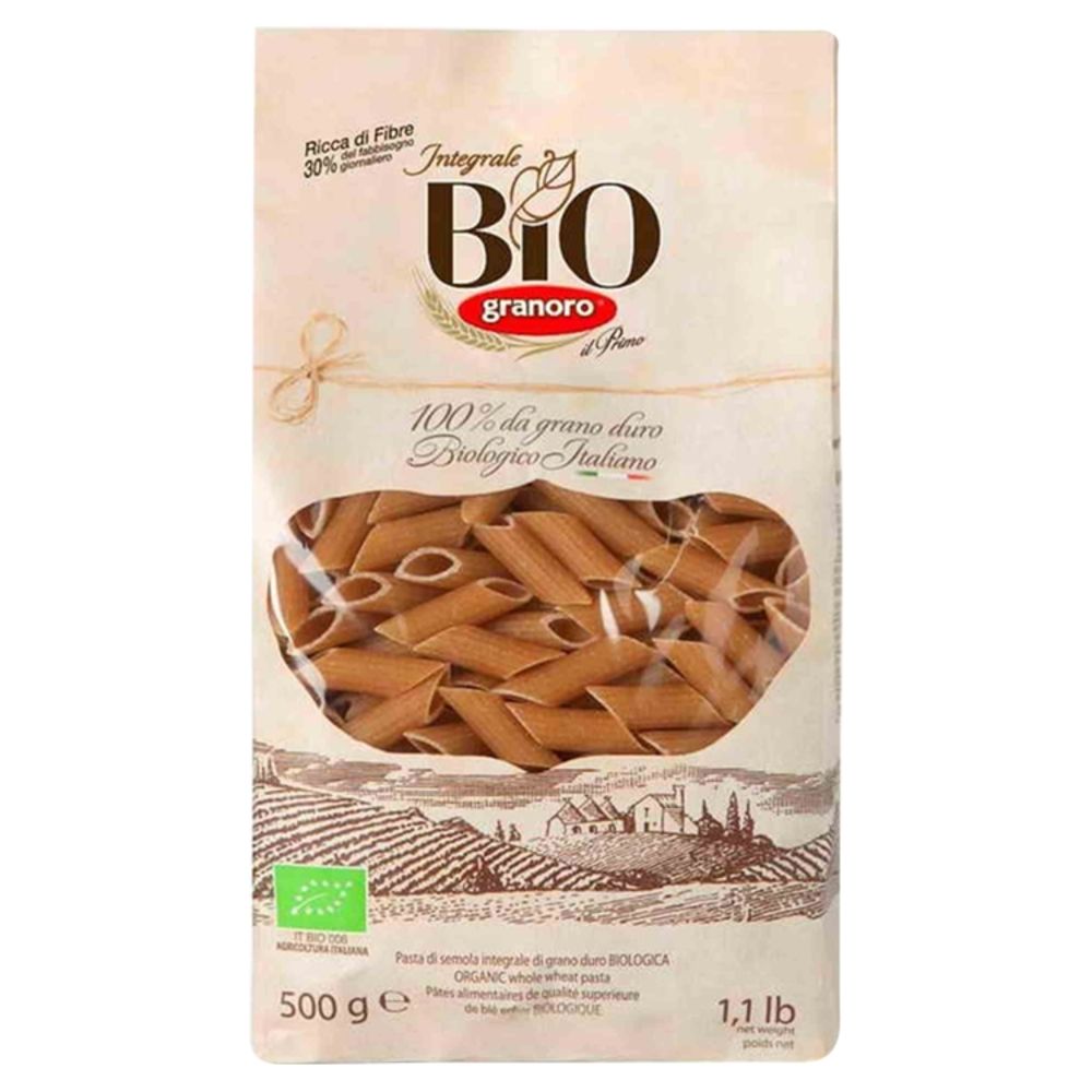 Granoro MAKARON PENNONI RIGATI BIO 500 g - 8007290133434