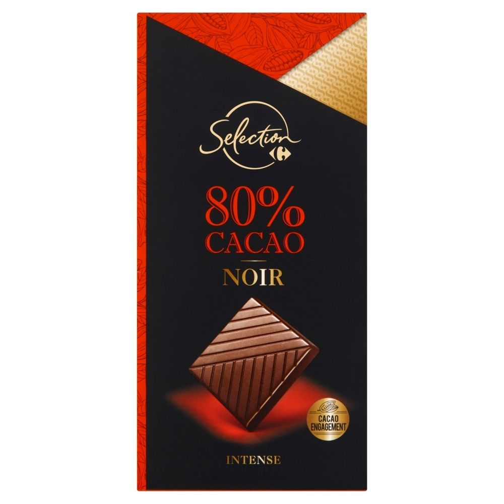 Carrefour Selection 80 % Cacao Czekolada 80 g