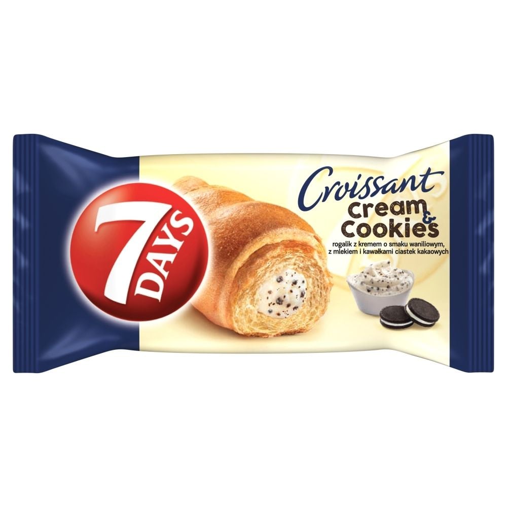 7DAYS Midi krem vaniliowy z kawałkami ciastka kakaowego 60g
