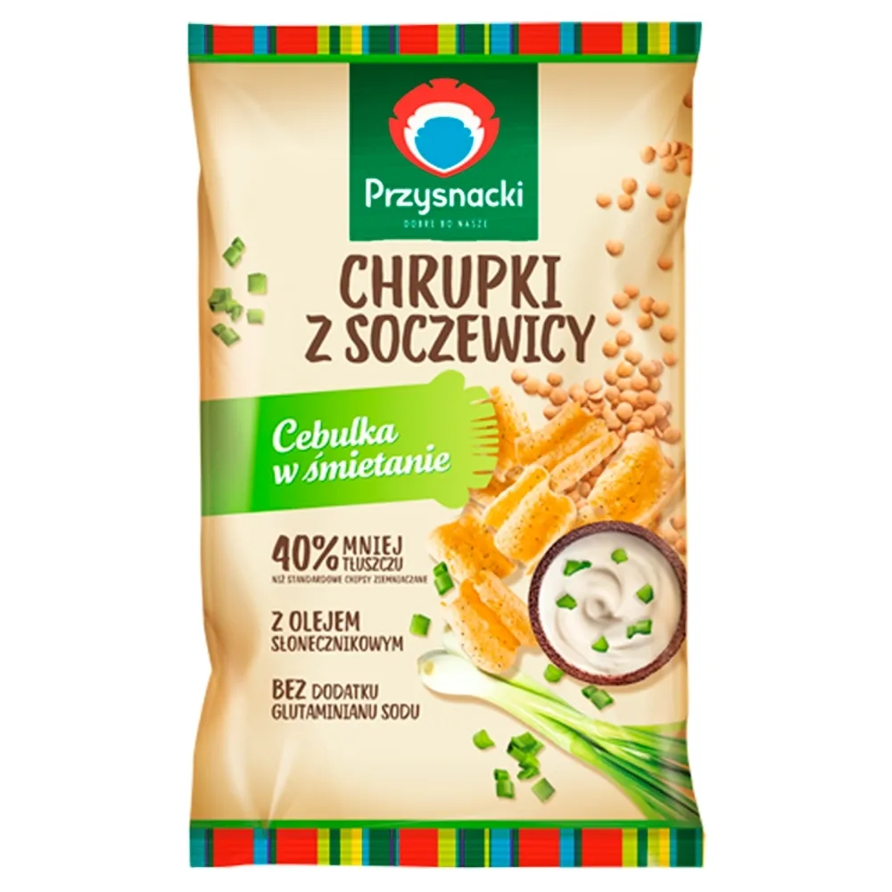 Przysnacki Chrupki z soczewicy cebulka w śmietanie 80 g