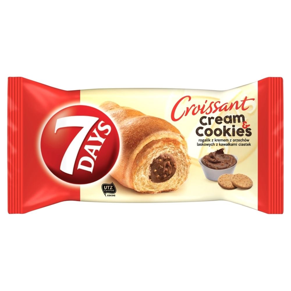 7DAYS Midi nadzienie orzecha laskowego z kawałkami ciastek 60g
