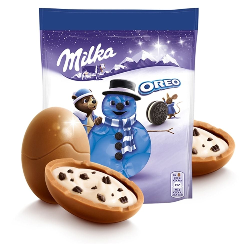 Milka Czekoladowe kuleczki mleczne z nadzieniem Oreo 86 g