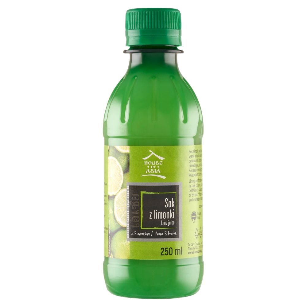 House of Asia Sok z limonki 250ml 310-uniw