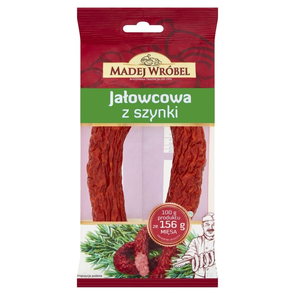Kiełbasa Jałowcowa Z Szynki 150 G Madej Wróbel