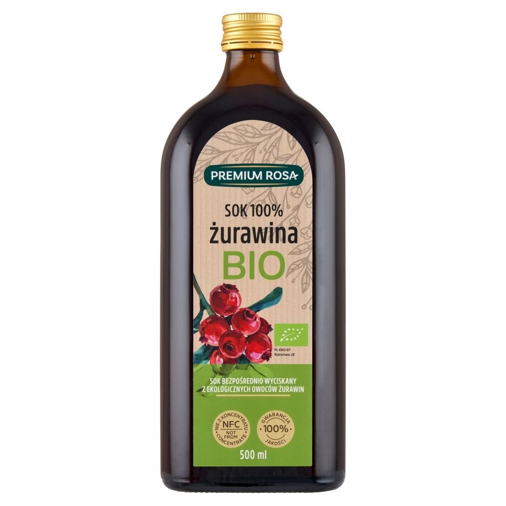 Żurawina sok 100% BIO B/C 500 ml