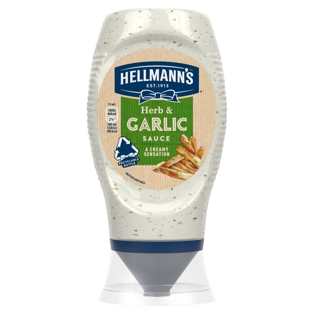 Hellmanns Sos z czosnkiem i natką pietruszki 250 ml