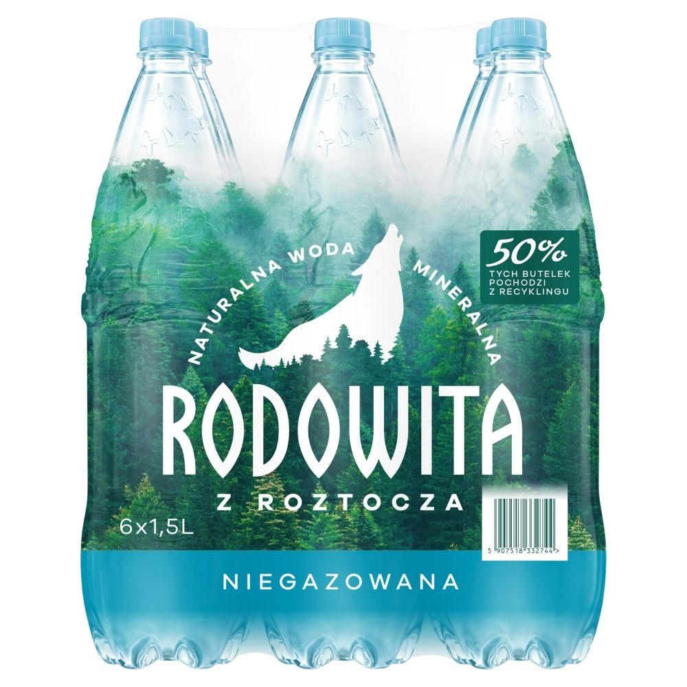 Naturalna woda mineralna niegazowana 6 x 1500ml