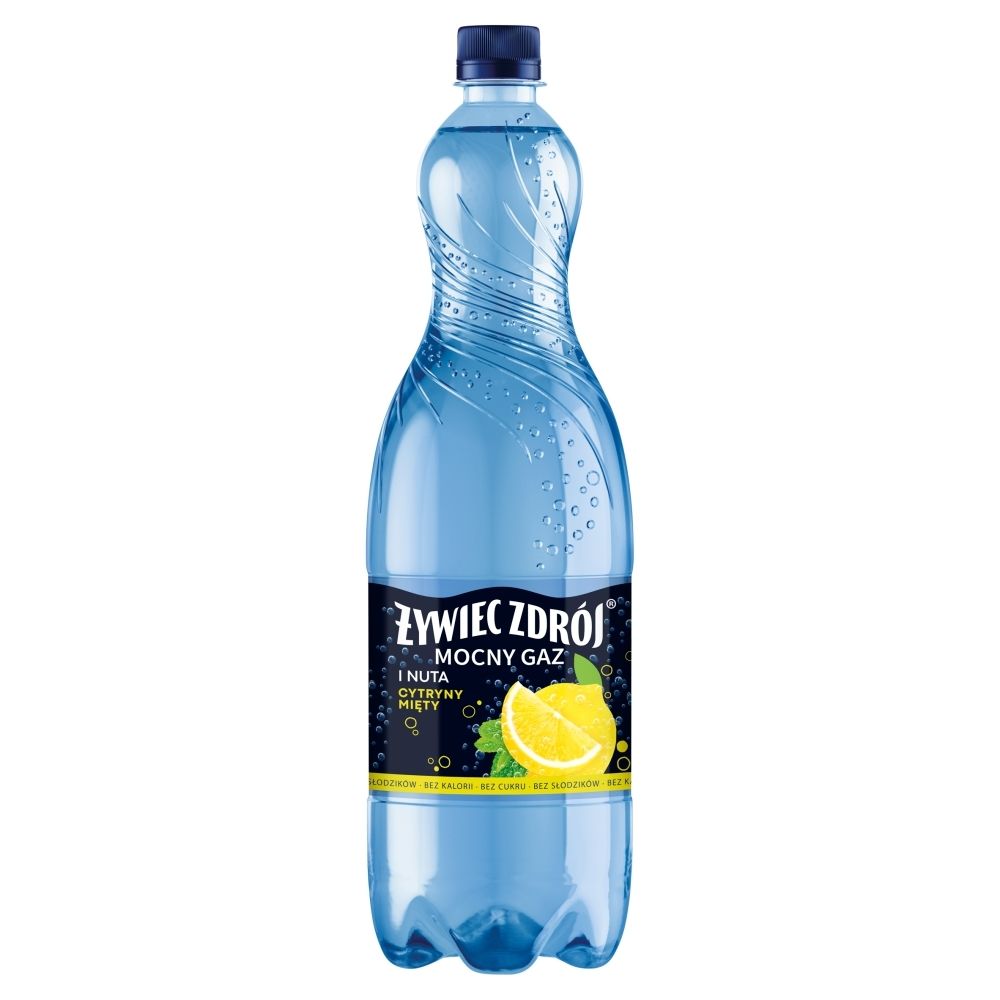 Żywiec Zdrój Mocny Gaz i nuta Cytryny i Mięty 1,5l