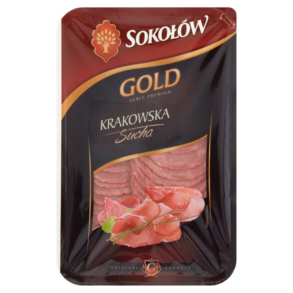 Krakowska sucha plastry 100 g Gold Sokołów