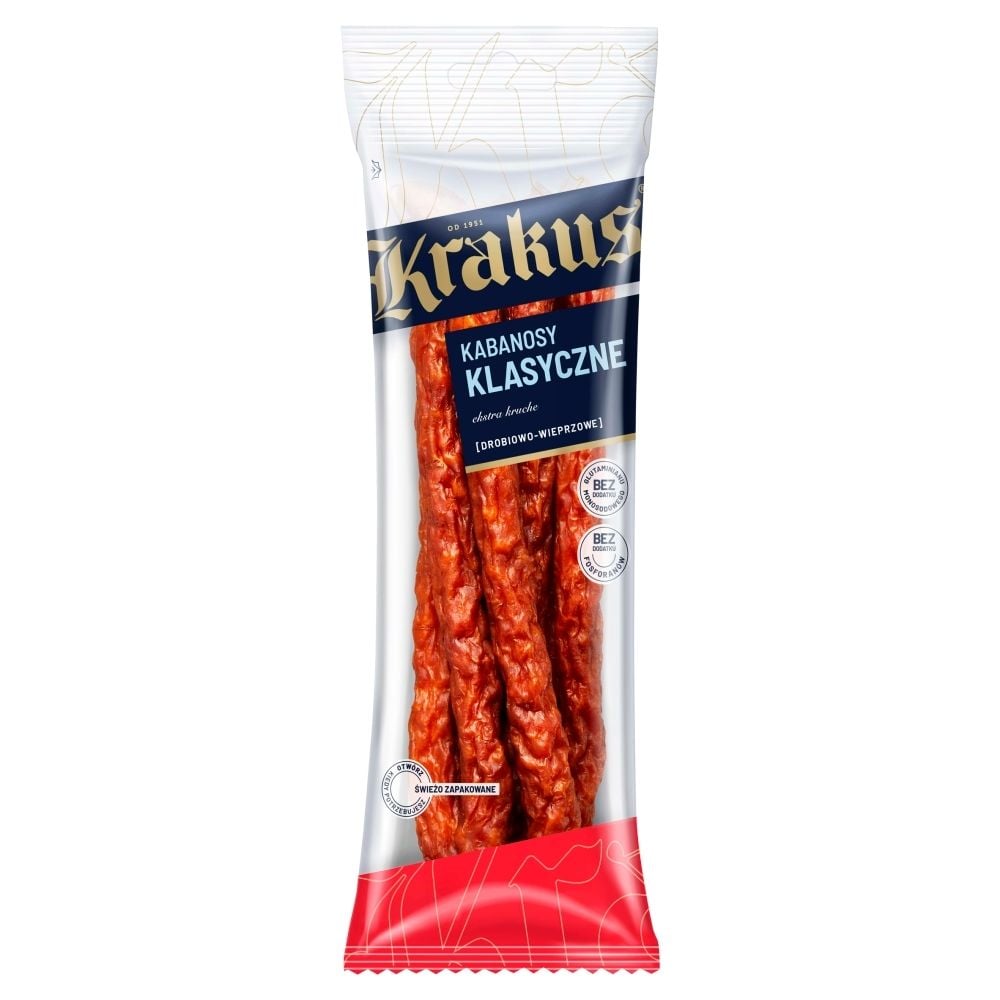 Kabanosy Drobiowo-Wieprzowe 150 G Krakus