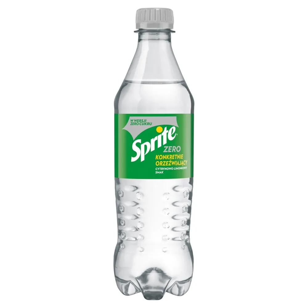 Sprite Zero Napój gazowany cytrynowo-limonkowy smak 500 ml