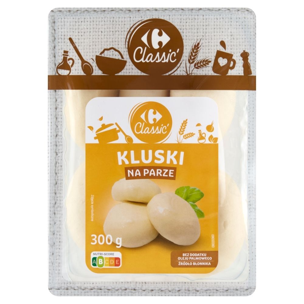 Carrefour Classic Kluski na parze 300 g