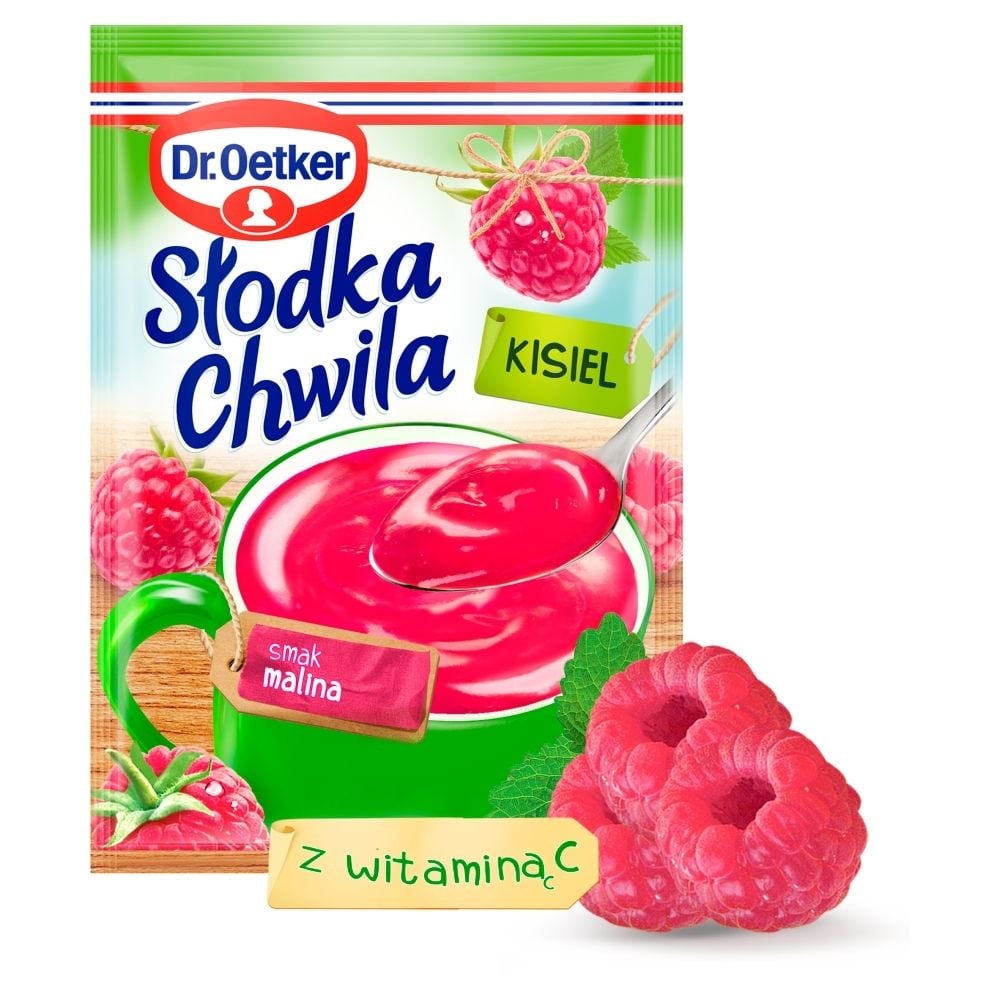 Dr Oetker Kisiel smak malinowy Słodka Chwila 30 g