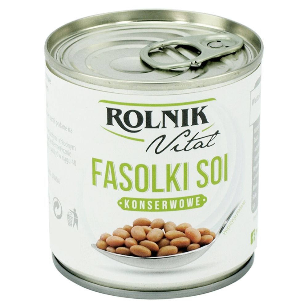 ROLNIK Fasolki soi konserwowe BIO 140/150g - Rolnik