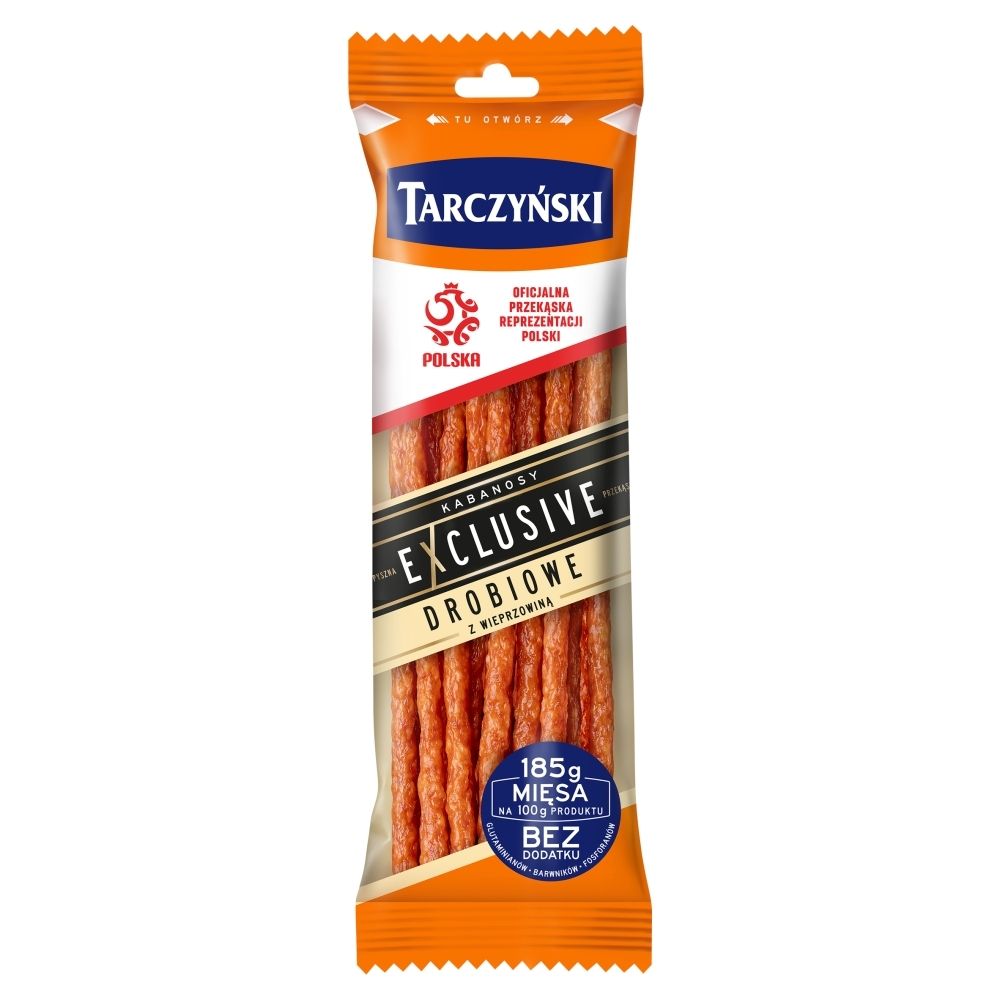 Tarczyński Kabanos Exclusive drobiowy z dodatkiem wieprzowiny 105 g