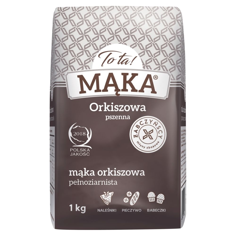 TO TA Mąka orkiszowa pełnoziarnista 1 kg