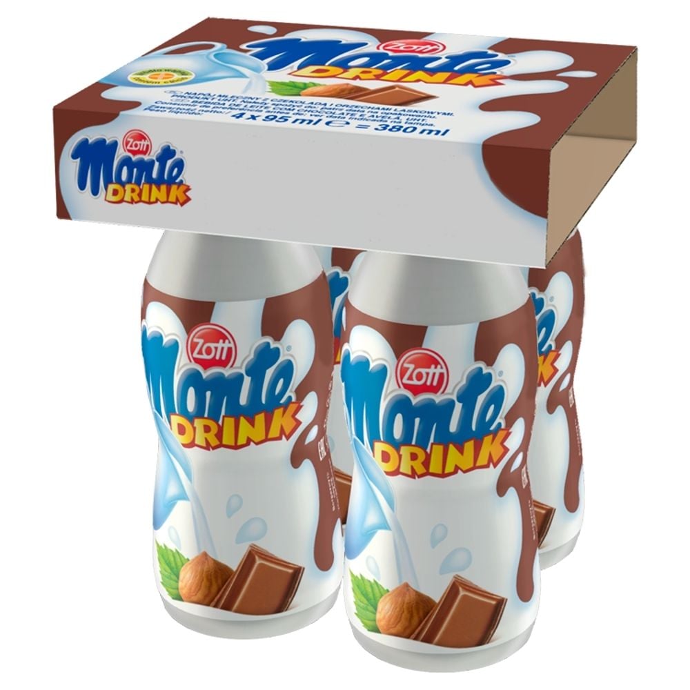 Фото - Дитяче харчування Monte Zott  Napój mleczny 380 ml  (4 x 95 ml)